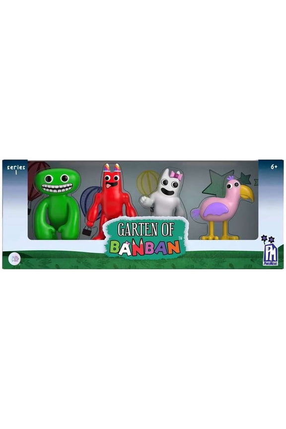 Garten of Banban Series 1 Jumbo Josh, Banbaleena & Opila Bird Figures 4-Pack