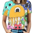 thumbnail image 1 of Garten of Banban T-Shirt for Women Casual Printed Tee Stylish Soft Graphic Shirts Top Short-Sleeve Outfit 3XL, 1 of 8
