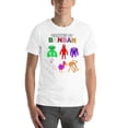 thumbnail image 1 of Garten of Banban T-shirt Design – Unique & Playful Cartoon Characters (White, M), 1 of 6