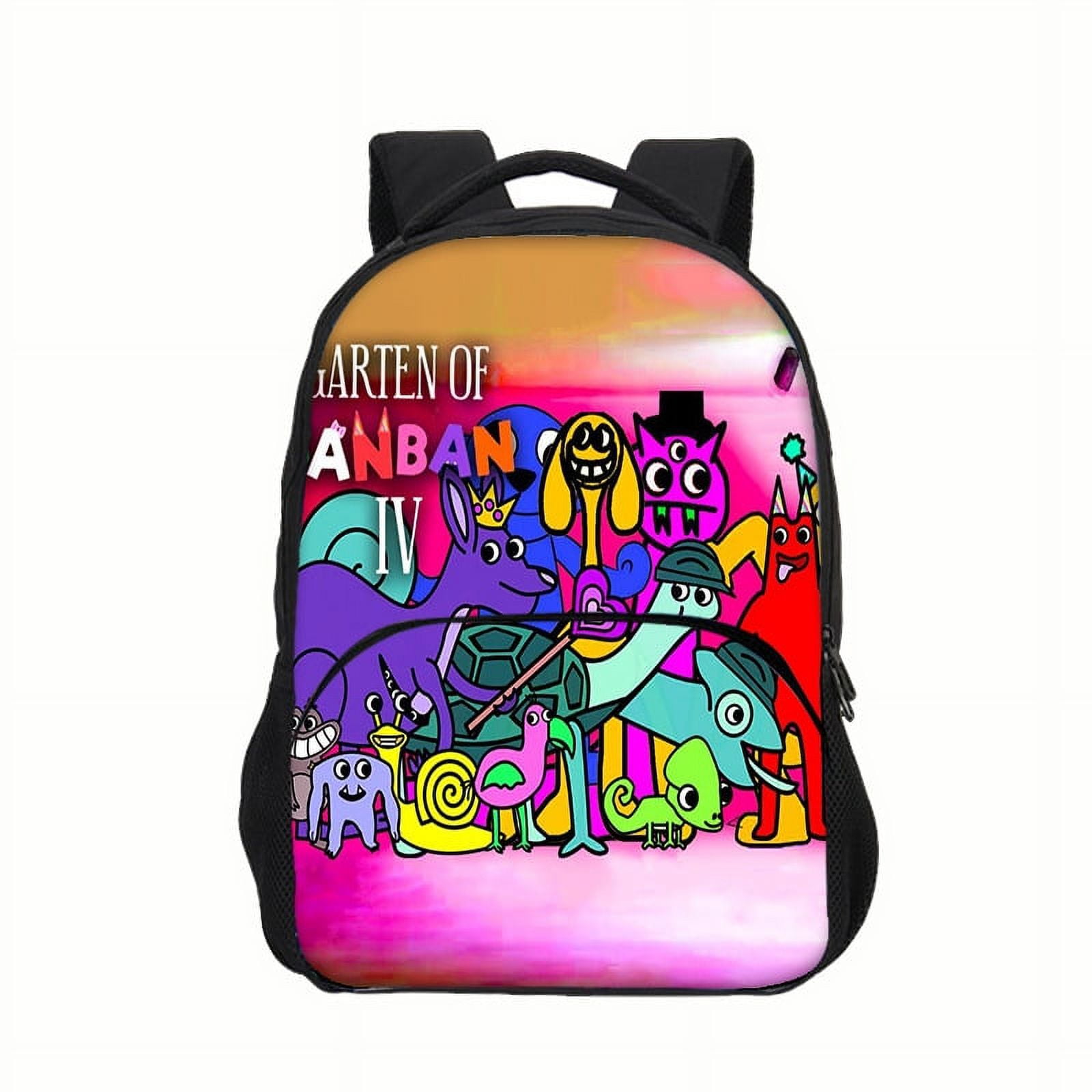 Garten of Banban Banban Garden Game Kindergarten Backpack Student Reduced  Backpack Children's Gifts Lightening Zipper Shoulders - AliExpress