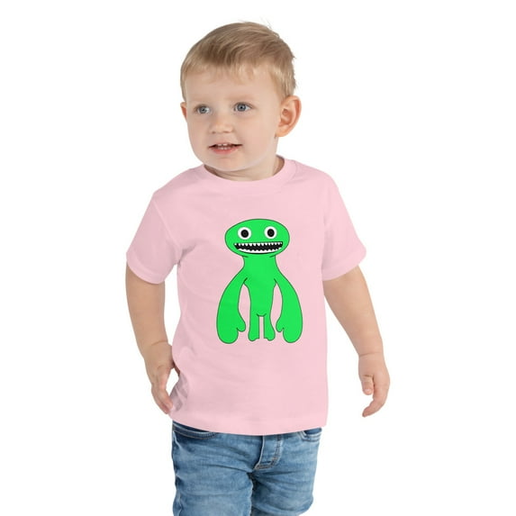 Garten of banban Toddler Short Sleeve Tee (Pink, 5T)