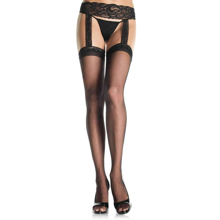 Best thigh highs for garter belt sale