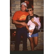 Garth Brooks In Lion King Shirt With Wife Sandy Holding Baby At One Voice Press Conference Photo Print (16 x 20) - Item # CPA3272