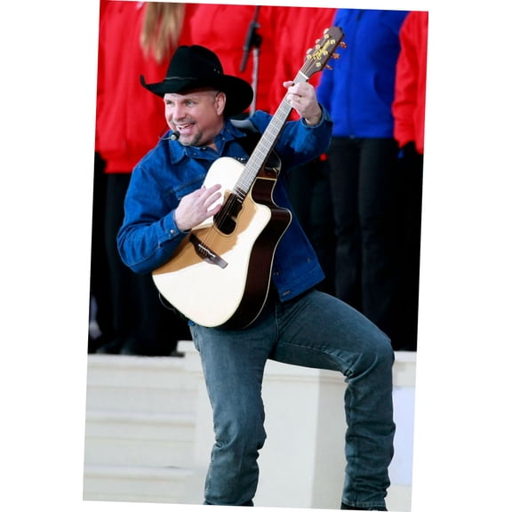 Garth Brooks Poster Guitar 24in x36in Art Poster 24x36 Multi-Color Square Adults Z Posters