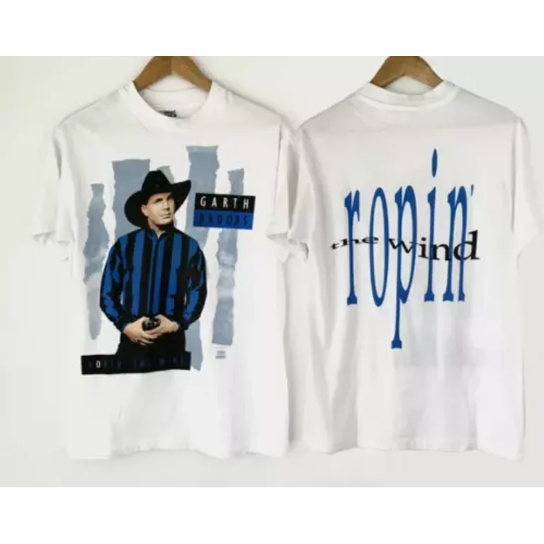 Garth Brooks Vintage 1991 Country Music Tour T Shirt For Fans