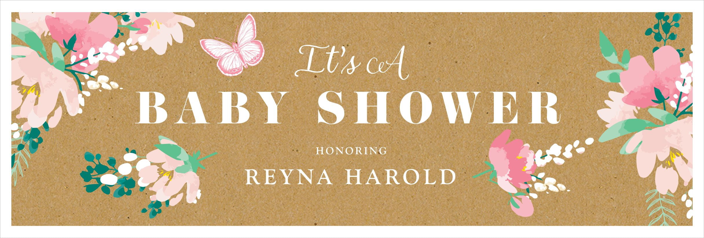 Gartner Studios Assorted Colors Baby Shower Party Banner, 72" x 24"
