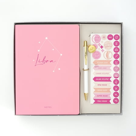 Gartner Studios Brand Libra Astrology Casebound Flex Journal Set, 5.75" x 8.125", 96 Sheets