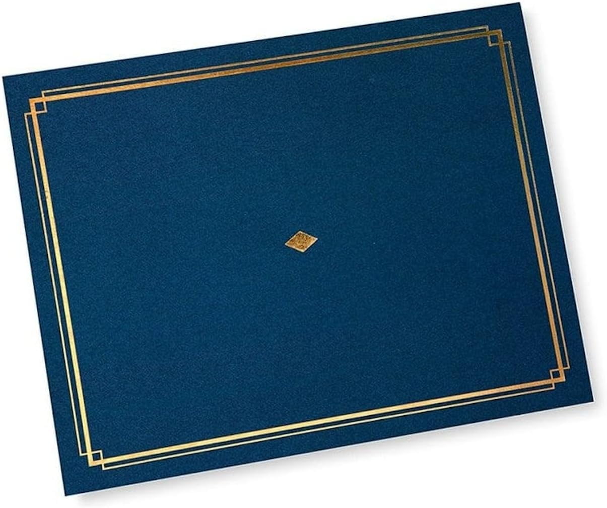 Gartner Studios Certificate Kit, Includes 6 8.5" x 11" Blue with Gold