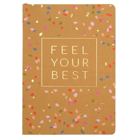 Gartner Studios Feel Your Best Wellness Guided Journal, 6" x 8", 96 Sheets, Flex Cover