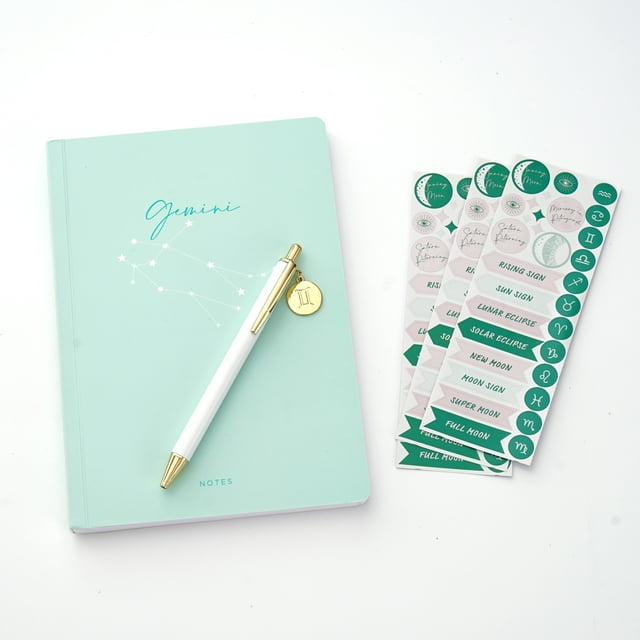 Gartner Studios Gemini Astrology Casebound Flex Journal Set, 5.75x8.125