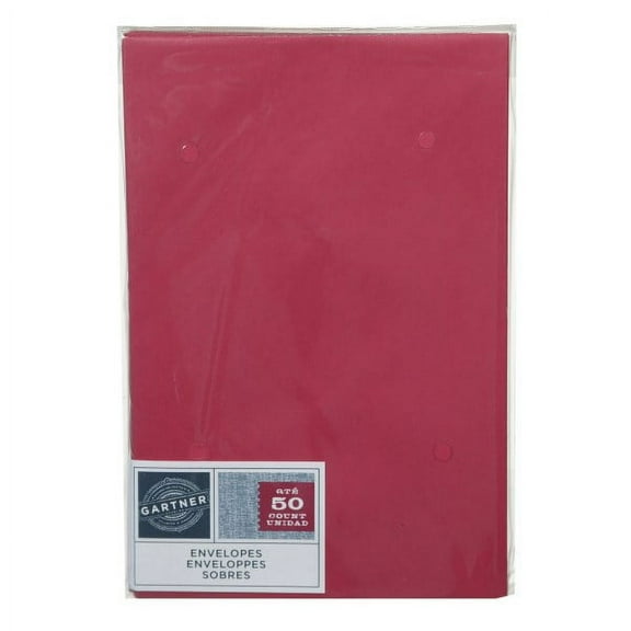 Gartner Studios Red A9 Envelopes, 50 count