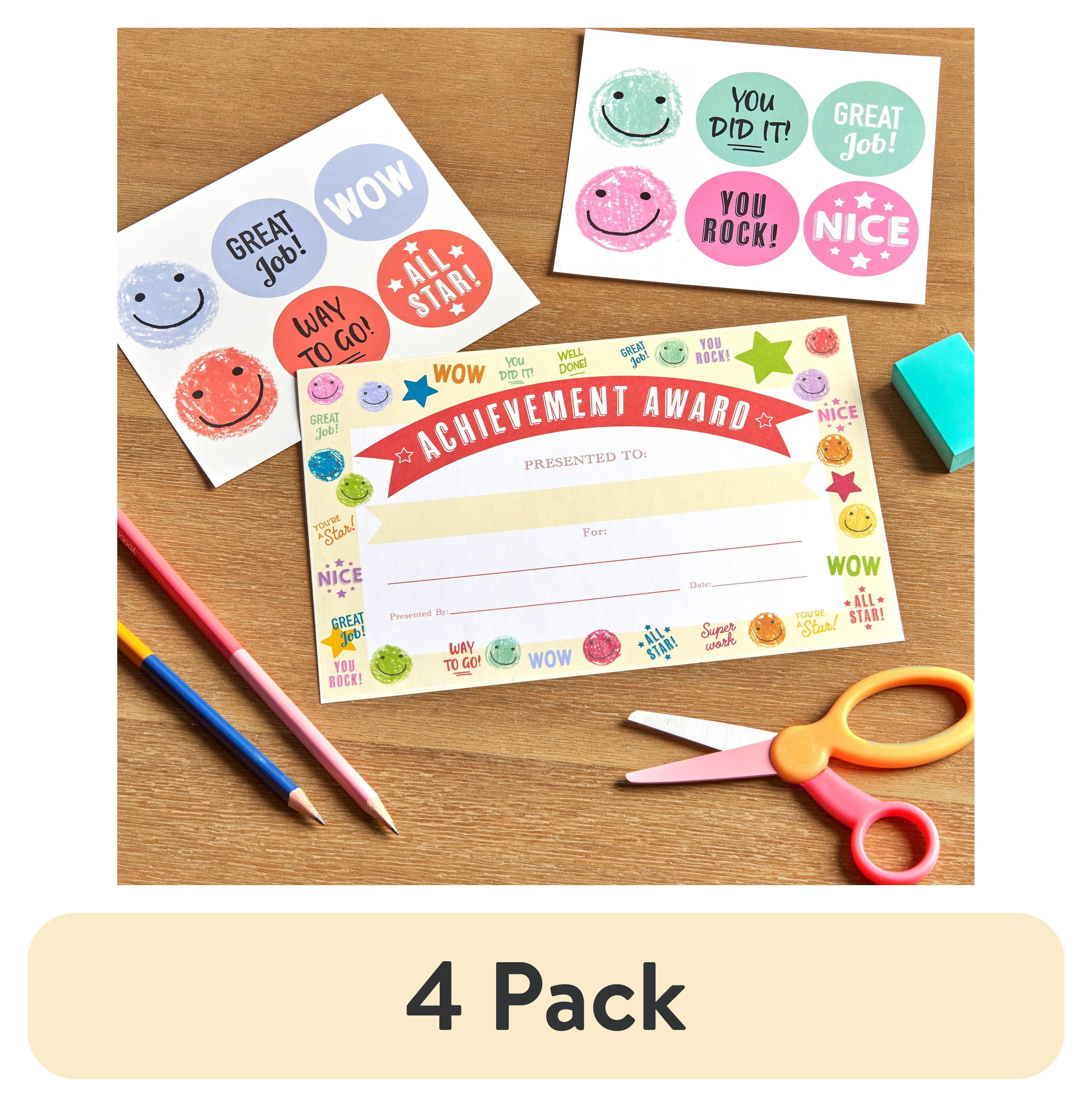 (4 pack) Gartner Studios Smile Achievement Awards for Students Set of
