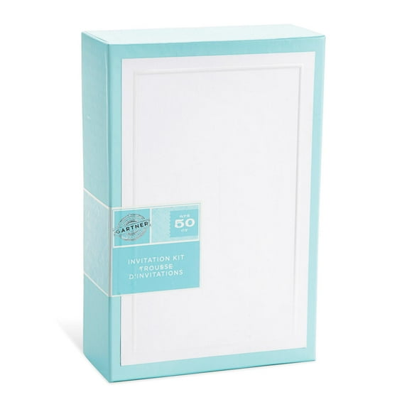 Gartner Studios Wedding Invitation Kit Pearl White 50ct