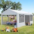 thumbnail image 1 of Gartoo 13'x20' Heavy Duty Party Tent, Outdoor Party Wedding Tent Canopy Event Shelter with Removable Sidewalls & Built-in Sandbags, Waterproof Commercial Gazebo Tents for Patio Garden Events, 1 of 8