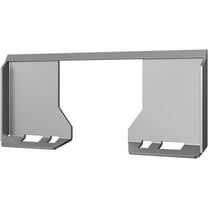 Garvee 1/2" Thick Skid Steer Mount Plate,8000-12000 LBS Heavy Duty Quick Attach Mount Plate for Bobcat, Kubota, Tractors, Steel Adapter Loader, Easy to Weld or Bolt, 45.5*17.7*3.54"