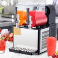 thumbnail image 1 of Garvee Slushy Machine for Frozen Drinks, 1.1 Gal x 2 Tanks Slushie Maker for Home & Commercial, 370W, Black, 1 of 7