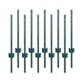 thumbnail image 1 of Garvee 10 Packs Fence Post, 4 Feet Garden Fence Stakes with U-Channel, Metal Corner Anchor Posts for Holding Garden Wire Fence, 1 of 7