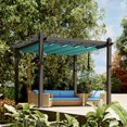 thumbnail image 1 of Garvee 10'x10' Aluminum Pergola with Retractable Canopy Outdoor Patio Shade Cover, 1 of 8