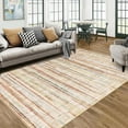 thumbnail image 1 of Garvee 10'x13' Modern Abstract Area Rug, Machine Washable Striped Accent Carpet Non-Slip Low Plie Soft Indoor Rug for Living Room, Bedroom, Dining Room, Colorful, 1 of 8