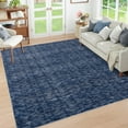 thumbnail image 1 of Garvee 10'x13' Solid Area Rug, Machine Washable Rug Indoor Carpet Non-Slip Low-Pile Modern Area Rug for Living Room Bedroom Office, Blue, 1 of 9