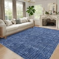 thumbnail image 1 of Garvee 10'x13' Solid Area Rugs, Washable Modern Accent Rugs Foldable Printed Indoor Rug Carpet, Stain-Resistant Soft Low Pile Floor Mat for Living Room Bedroom Offices, Blue, 1 of 8