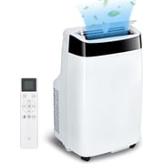 Garvee 10000 BTU Portable Air Conditioner, Cools up to 450 Sq. Ft, Multifunctional Floor AC Unit With Dehumidifier, Fan, Auto, Sleep Modes, Remote Control & Window Kit Included, 24H Timer