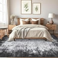thumbnail image 1 of Garvee 10x13 ft Modern Abstract Area Rug, Washable, Non Slip TPR Backing, Soft Low Pile, Non Shedding Carpet for Living Room, Bedroom, Nursery, Gray, 1 of 8