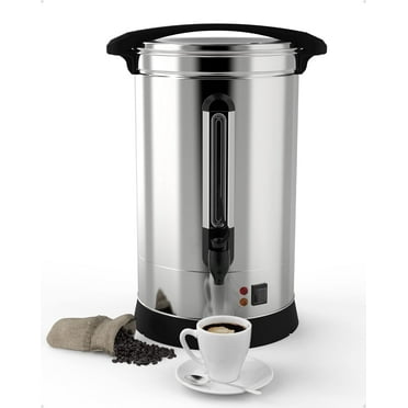 Garvee 120-Cup Coffee Urn, Stainless Steel Hot Water Dispenser, 18L/4.8 Gal