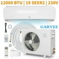 thumbnail image 1 of Garvee 12000 BTU Air Conditioners with Heat, 19 SEER2 Mini Split AC for Cools Rooms up to 750 Sq.ft, 230V, White, 1 of 9