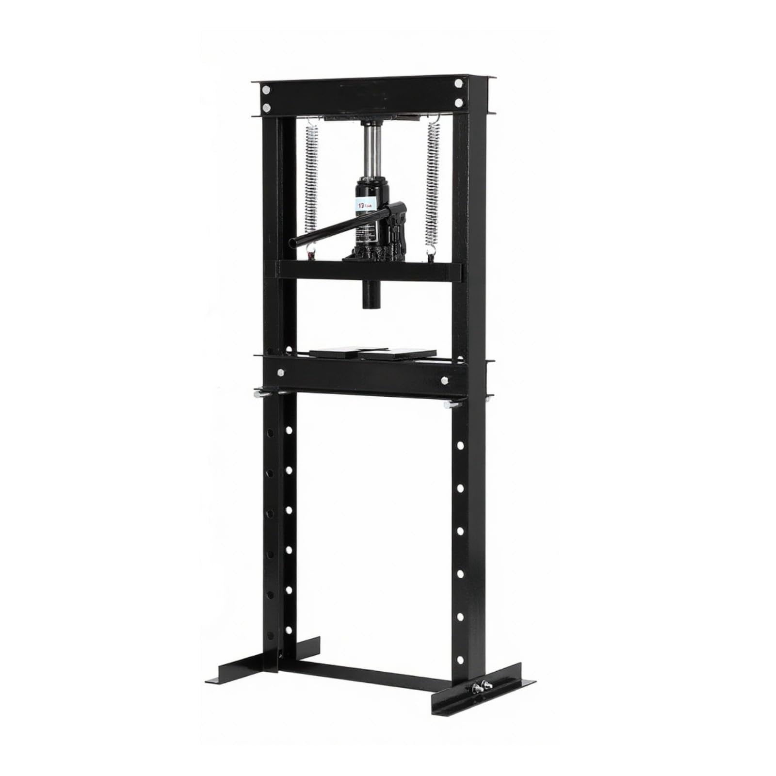 Garvee 12T Hydraulic Shop Press, H-Frame Floor Press w/ 7-Position ...