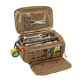 thumbnail image 1 of Garvee 14 Inch Heavy Duty Tool Bag with Non-Slip Base, Tool Organizer Tote with Multiple Pockets, Water-Resistant Nylon Hand Tool Storage for Electricians, Carpenters & Repair Work (Brown), 1 of 6