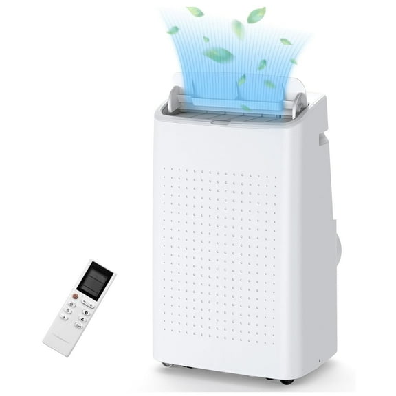 Garvee 14000Btus Portable Air Conditioners 3-IN-1 AC Unit With Cooling/Dehumidifier/Fan White Top Cover