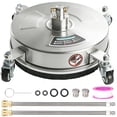 thumbnail image 1 of Garvee 16.5" Pressure Washer Surface Cleaner, Stainless Steel Pressure Washer Attachment with Extension Wands for Driveway Patio Concrete Cleaning, 1 of 7