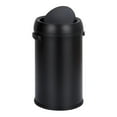 thumbnail image 1 of Garvee 17 Gallon/65 Liter Stainless Steel Swing Top Trash Can, Heavy Duty Round Trash Bin with Swing Lid, Commercial Large Garbage Can, for Kitchen, Restaurant, Office, Matte Black, 1 of 8