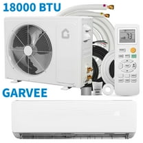 Garvee 18000 BTU Mini Split Air Conditioners with Heat Pump, Wall Mount Split AC Unit with Installation Kits for Cools up to 1250 Sq.ft, 19 SEER2, 230V, White