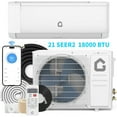thumbnail image 1 of Garvee 18000 BTU WIFI Mini Split Air Conditioner and Heat, Wall AC Units with Heat Pump, 21 SEER2 Inverter, Cools Rooms Up to 1250 Sq.ft, 208-230V, White, 1 of 8