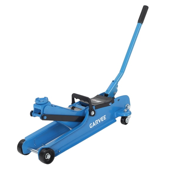 Garvee 2.5 Ton Low Profile Floor Jack, Heavy-Duty Steel Racing Jack, Blue