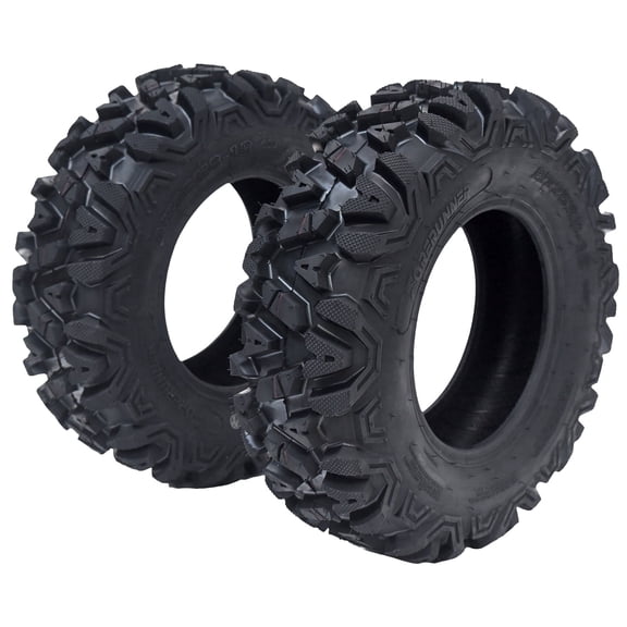 Garvee 2-Pack 25x8-12 ATV/UTV Tires – 6PR Tubeless, Deep Tread for Mud, Sand & Trail