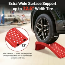 Garvee 2 Pack Heavy Duty Steel Car Ramps Low Profile 8" Lift 8000 lbs Capacity Non-Slip Surface for Oil Change & Auto Repair