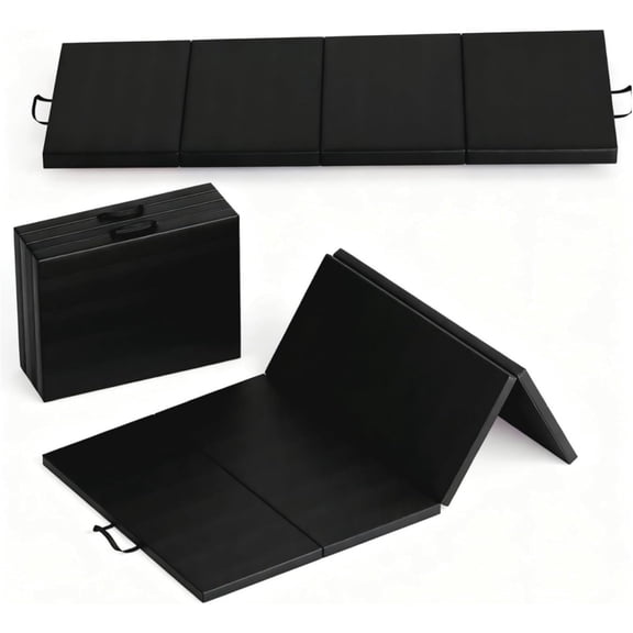 Garvee 2" Thick Folding Exercise Mat High-Density EPE Foam for Yoga Pilates & Home Gym