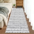 thumbnail image 1 of Garvee 2'x6' Runner Rugs Boho Moroccan Rug, Machine Washable Rug Floral Print Neutral Rug for Entryway Kitchen Hallway Home Decor, Non Slip Floor Indoor Carpet, Gray, 1 of 8