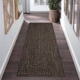 thumbnail image 1 of Garvee 2'x10' Runner Rugs Kitchen Entryway Braided Print Rugs, Machine Washable Non-Slip Low Pile Indoor Rugs for Hallway, Bedroom, Living Room, Brown, 1 of 9