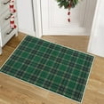 thumbnail image 1 of Garvee 2'x3' Christmas Area Rug Washable Plaid Entryway Rug, Non-Slip Stain Resistant Rugs Holiday Home Decor Indoor Floor Mat for Bedroom Entryway, Green, 1 of 7