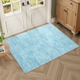 thumbnail image 1 of Garvee 2'x3' Modern Abstract Area Rug Solid Rug with Non Slip Rubber Backing, Washable Rug Low Pile Ultra Soft Indoor Carpet for Entryway Living Rooms Bedroom, Light Blue, 1 of 8