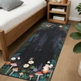 thumbnail image 1 of Garvee 2'x6' Jungle Animal Print Runner Rug for Hallway, Washable Rugs Soft Non Slip Bedroom Carpet Farmhouse Low Pile Floor Mat for Kitchen, Black, 1 of 8