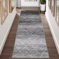 thumbnail image 1 of Garvee 2'x6' Modern Abstract Runner Rugs, Machine Washable Area Rug Neutral Indoor Floor Carpet Low Pile Rugs for Hallway Kitchen Entryway Bedroom, Gray, 1 of 9