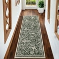 thumbnail image 1 of Garvee 2'x6' Print Runner Rug, Modern Washable Living Room Rug, Non Slip Non-Shedding Botanical Floor Carpet, Soft Stain Resistant Indoor Rug for Bedroom Hallway Kitchen,Green, 1 of 8