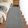 thumbnail image 1 of Garvee 2'x6' Runner Rugs Ultra Soft Area Rug, Washable Fluffy Area Rug Non Slip Rug for Hallway Kitchen Entryway, Gray, 1 of 9