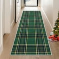 thumbnail image 1 of Garvee 2'x8' Christmas Runner Rug Washable Plaid Hallway Runners Rug, Non-Slip Stain Resistant Rugs Holiday Home Decor Indoor Floor Mat for Living Room, Bedroom Entryway, Green, 1 of 7
