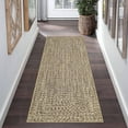 thumbnail image 1 of Garvee 2'x8' Runner Rugs Kitchen Entryway Braided Print Rugs, Machine Washable Non-Slip Low Pile Indoor Rugs for Hallway, Bedroom, Living Room, Yellow, 1 of 8